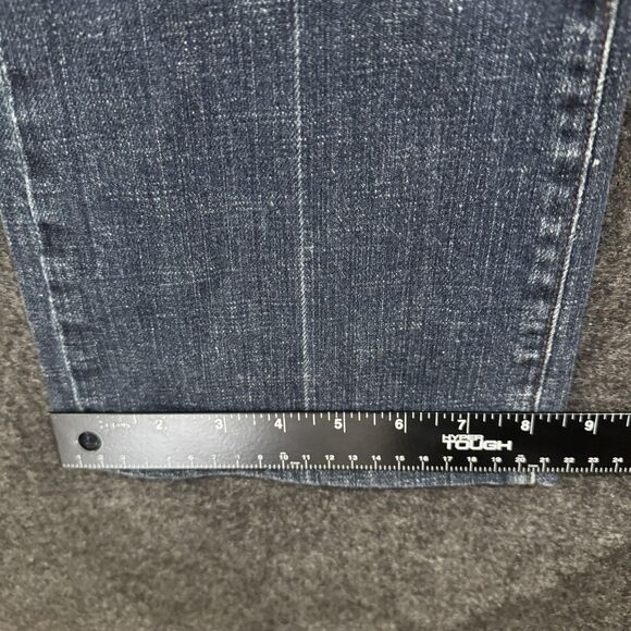 7 For All Mankind Jeans Womens 29 Blue Bootcut Stretch Denim Medium Made USA - Picture 6 of 11